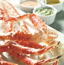 Alaska Crab Legs With Dipping Sauces Recipe Food Recipes Crab Legs