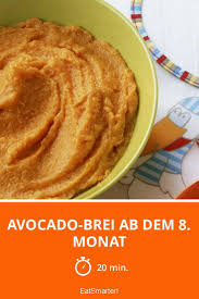 Mit dem beginn der beikost haben. Avocado Brei Ab Dem 8 Monat Rezept Rezepte Babynahrung Babybrei Rezepte
