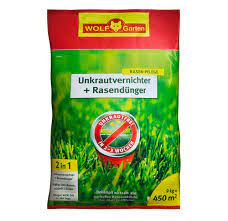 Die anwendungszeit liegt zwischen mai und september, idealerweise im mai und august bis september. Wolf Garten 2 In 1 Unkrautvernichter Rasendunger Sq 450