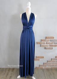 Navy Infinity Gown The Gown House Australia Multiway Bridesmaid Dress Navy Bridesmaid Dresses Bridesmaid Dresses Australia