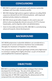 Preclinical Characterisation Of Miv 802 A Novel Uridine