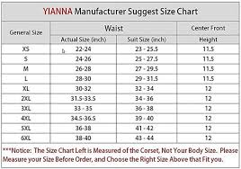 Yianna Womens Underbust Sizechart Waist Trainer Depot