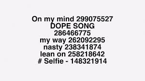 To get more details about it in the future, make sure to join our. Song Ids