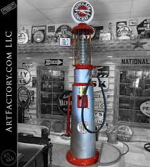 Lots of yard art metal to choose from. Keesee Vintage Visible Gas Pump With Sinclair Aircraft Milk Glass Globe