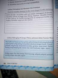 Identifikasi, merupakan penentu identitas seseorang, benda, objek dan sebagainya. Tolong Yg Di Kolom Yang Latihan Melengkapi Dan Menelaah Teks Deskipsi Brainly Co Id