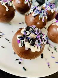 Halloween Hot Chocolate Bomb Etsy Chocolate Bomb Holiday Chocolate Hot Chocolate