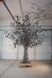 Sculpture John Lovely Metal Art Metal Tree Wall Art Metal Art Sculpture Metal Tree Sculpture