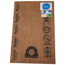 Plywood is a material manufactured from thin layers or plies of wood veneer that are glued together with adjacent layers having their wood grain rotated up to 90 degrees to one another. Royal 303 Bwr Bluebird Board Rs 72 Square Feet Nk Woods Id 21365973755