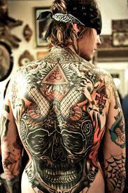 Skull Back Tattoo Graphic Design Tattoos Body Art Tattoos Ink Tattoo