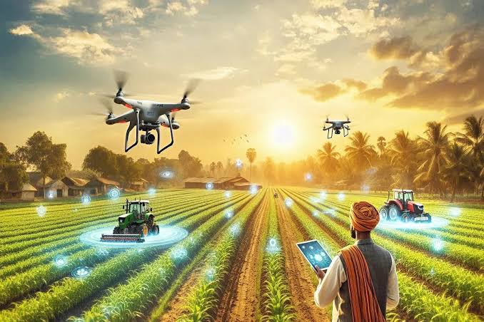 नई कृषि क्रांति की तैयारी…ड्रोन, एआइ और रोबोट से होगी नई खेती | Niti Aayog New Roadmap Preparation For A New Agricultural Revolution New Farming Will Be Done With Drones Ai And