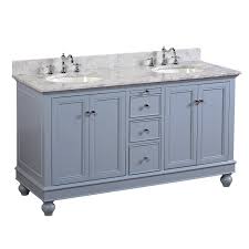 Check spelling or type a new query. Bella 60 Traditional Double Bathroom Vanity With Carrara Marble Top Kitchenbathcollection