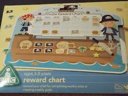 Elc Reusable Magnetic Pirate Reward Chart Wall Hanging Age 3