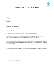 We intend to notify you, through this letter, that there is no modification of the management and policies of the store. Sales Promotion For Bus Charter Company Premium Schablone