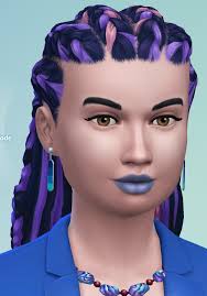 Introduction to Violet in The Sims 4 not so berry challenge