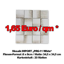 Fliesen restposten kaufen aktionsware defected white mosaik fliesen mosaikfliesen weiß 2 3 x 2 3 home. Aktionsware Rudolph Richter Fliesenhandel Iserlohn Essen