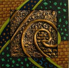 Combining Drawing With Copper Tooling Copper Art Intro To Art School Art Projects