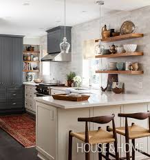 30 Kitchens That Dare To Bare All With Open Shelves Kitchen Design Kitchen Remodel Small Kitchen Inspirations