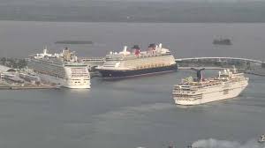 Southampton, at sea, kings wharf, at sea, port canaveral, fort lauderdale, at sea, oranjestad, at sea, panama canal, at sea, puntarenas, at sea, cabo san lucas, at sea, san francisco, at sea, honolulu, at sea, date. Port Canaveral Welcomes Cruise Ships After Dorian Forced Closure