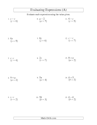 Real life examples polynomials, rational expression calculator, 6th grade junior high entrance exam study materials, help with ti83 plus mixed numbers. Algebra Worksheet Evaluating One Step Algebraic Expressions With One Variable And No Solving Algebraic Expressions Algebraic Expressions Algebra Worksheets