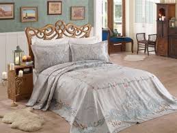 Dantela Vita Jakarli Cift Kisilik Yatak Ortusu Olivia Mint Yatak Yatak Ortuleri Yatak Ortusu