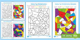 Practice all tables here with the speed test x. Differentiated Colour By Multiplication Worksheet