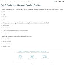 This man is sworn in as us president. Quiz Worksheet History Of Canadian Flag Day Study Com