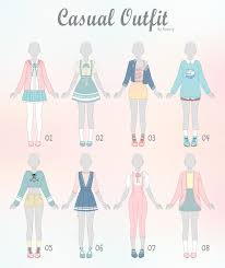 Anime and manga characters are drawn wearing different types of clothes hundreds and even thousands of times therefore their clothes is often drawn in a simplified manner. Drawing Anime Girl Casual Clothes Page 1 Line 17qq Com