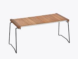 The only way i think it could be improved is to make it out of titanium, which at this price you might think it was! Snow Peak S Camping Table Can Be Transformed Into A Kitchen