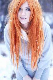 Orange Ya Glad It S Snowing Beautiful Hair Hair Styles Red Hair