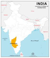 Karnataka is situated on the deccan plateau and is surrounded by maharashtra, goa, kerala, andra pradesh and tamil nadu and the famous arabian. Jungle Maps Map Of Karnataka India