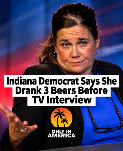 Indiana Democratic candidate Jaime West reportedly admitted to drinking  three beers before her TV interview, which quickly gained attention online.  West is running for Fayette County Council in India