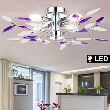 They are equal parts functional, adding brightness and warmth to an area, and aesthetically pleasing — at least, they should be. Bundle 18 Watt Led Ceiling Light Chrome Ceiling Lamp Living Room Lamp Lighting Design Purple Leaves Etc Shop Lamps Furniture Technology Household All From One Source Etc Shop