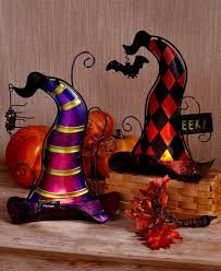 Glass Witch Hat Tea Light Holders Halloween Witch Decorations Scary Halloween Decorations Halloween Decorations