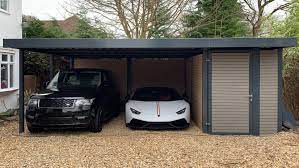Double Carport With Storage Modern Carport Double Carport Carport With Storage