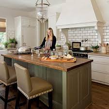 Amazing Kitchens For Every Style Stylish Kitchen Island Butcher Block Island Kitchen Green Kitchen Island