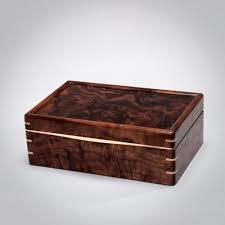 Large Keepsake Box Wooden Mens Box Treasure Box Knick Knack Box Mens Valet Box Walnut With Walnut Burl Lid The Keeper 0614 013 001 Wooden Box Designs Wooden Boxes Decorative Boxes