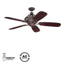 52 5 Blade Indoor Ceiling Fan Remote Included Ceiling Fan Ceiling Fan With Remote Craftmade