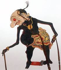 Gareng Clown Character Wayang Kulit Sukoharjo Central Java Leather Budaya Indonesia Hiburan