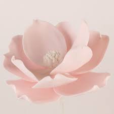 Magnolias Pink Gum Paste Flowers Fondant Flower Cake Fondant Flowers