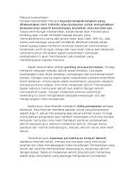Presiden kelab umno tokyo ariff yasir zulkafli, yang mewakili generasi muda,juga telah bersuara melahirkan. Contoh Karangan Langkah Langkah Keselamatan Di Sekolah