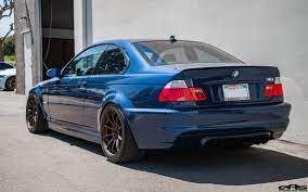 A Mystic Blue Bmw E46 M3 Gets Aftermarket Goodies At European Auto Source In 2021 Europe Car Bmw Bmw E46