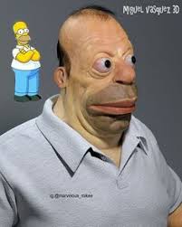 17 Realistic Cartoon Character Versions By Miguel Vasquez You Wouldn T Want To Meet In Real Life Realistic Cartoons Famous Cartoons Simpsons Art