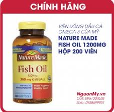 Tác dụng của dầu cá hồi fish oil healthy care. Dáº§u Ca Omega 3 Cá»§a Má»¹ Nature Made Fish Oil 1200mg Há»™p