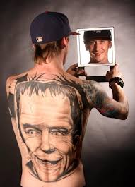 Marc McLaughlin shows his love for Herman Munster: Tat Chat