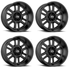 20 Inch Black 8 Lug Wheels Set 4 20 Vision 419 Split Black Wheels 20x12 6x5 5 51mm Lifted Chevy Gmc 6 Lug Ebay Black Wheels Lifted Chevy Gmc