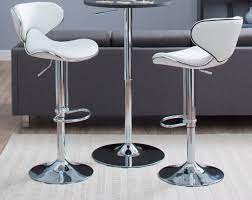 Warranty applies to residential use only. 35 Stylish Modern Adjustable White Leather Bar Stools Home Stratosphere