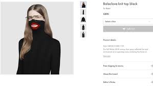 gucci was selling a blackface sweater for 890 until