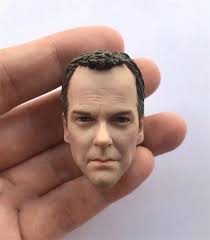 Hot Sales I/6th Man Male Head Sculpture 24 Hours Of American Tv Series Jack  Bauer For Mostly 12 Inch Doll Action Figures