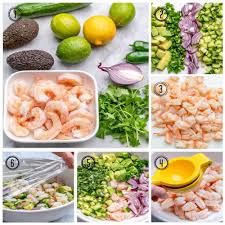 Shrimp ceviche verde with tomatillos, jalapeño, cilantro and lime. How To Make Shrimp Ceviche Easy Healthy Fitness Meals