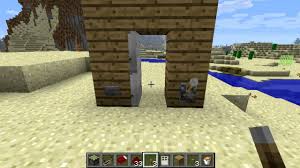 Using it once will open the door, and using it a second time will. Minecraft How To Use The Iron Door Youtube